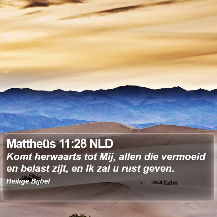 Mattheüs 11:28 NLD Bible Study