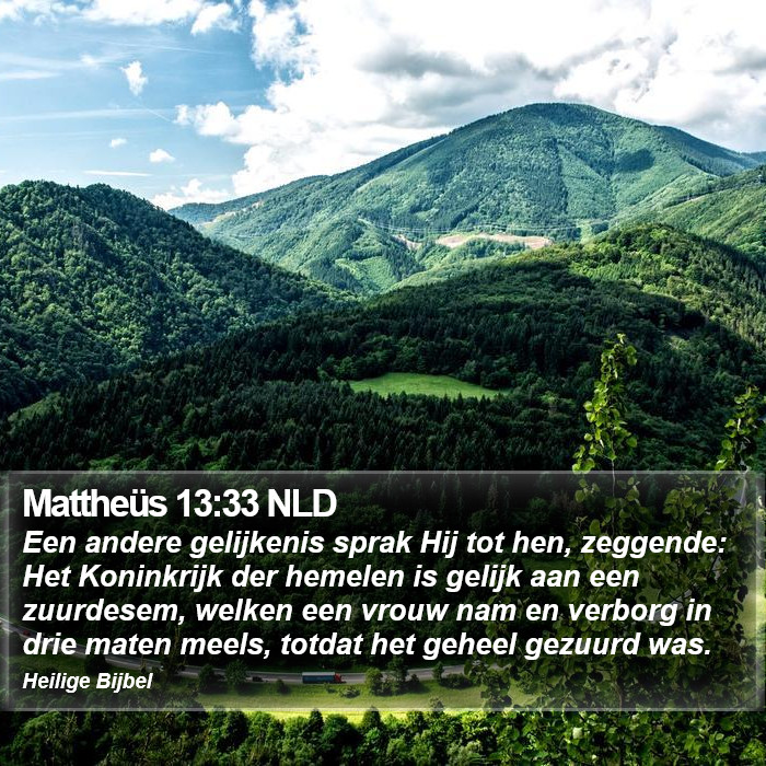 Mattheüs 13:33 NLD Bible Study