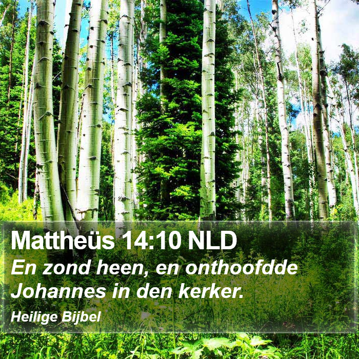 Mattheüs 14:10 NLD Bible Study