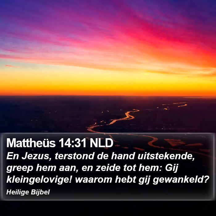 Mattheüs 14:31 NLD Bible Study