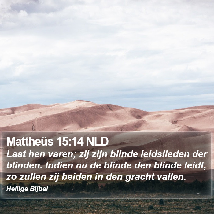 Mattheüs 15:14 NLD Bible Study