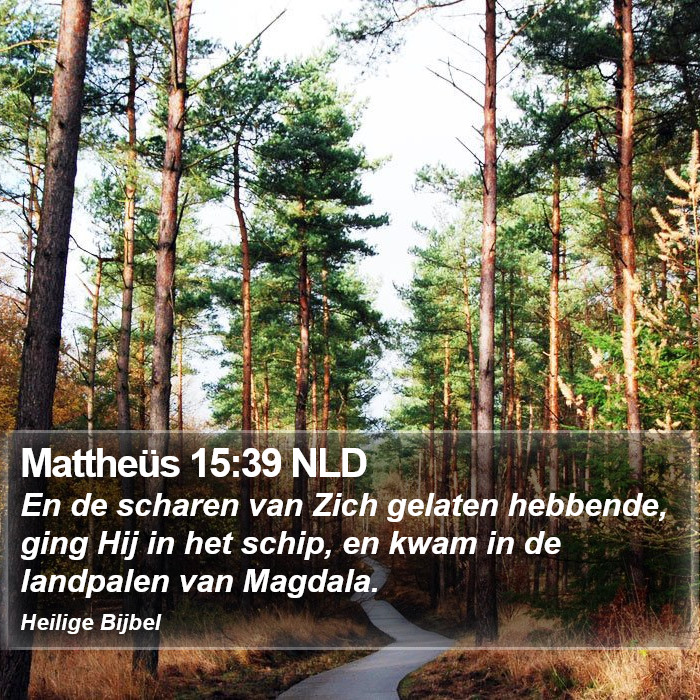 Mattheüs 15:39 NLD Bible Study