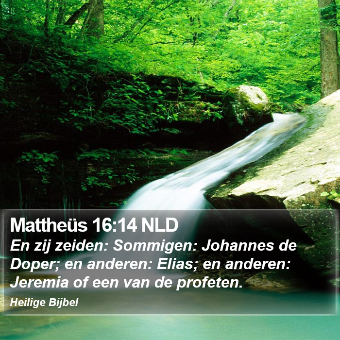 Mattheüs 16:14 NLD Bible Study