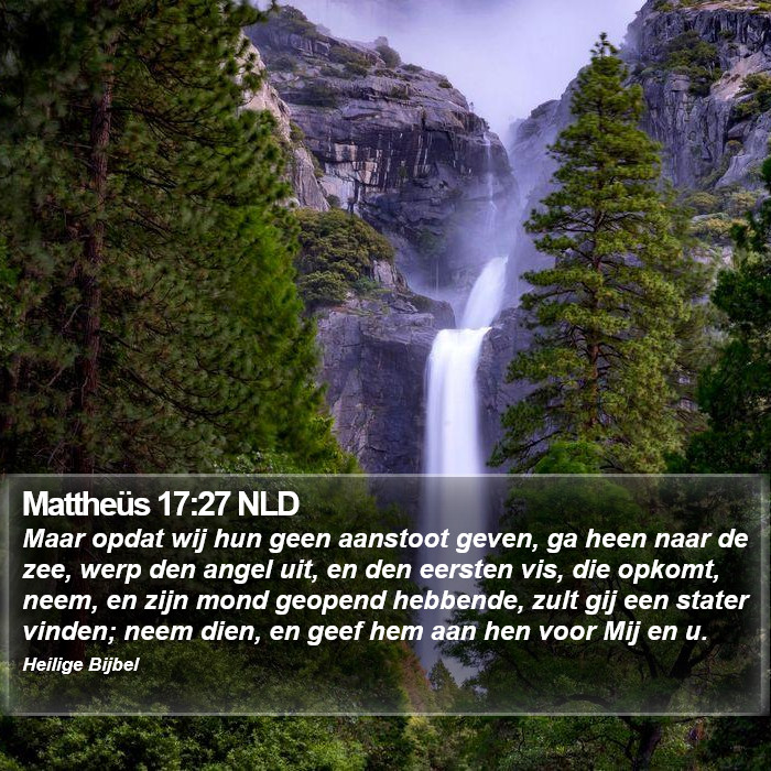 Mattheüs 17:27 NLD Bible Study