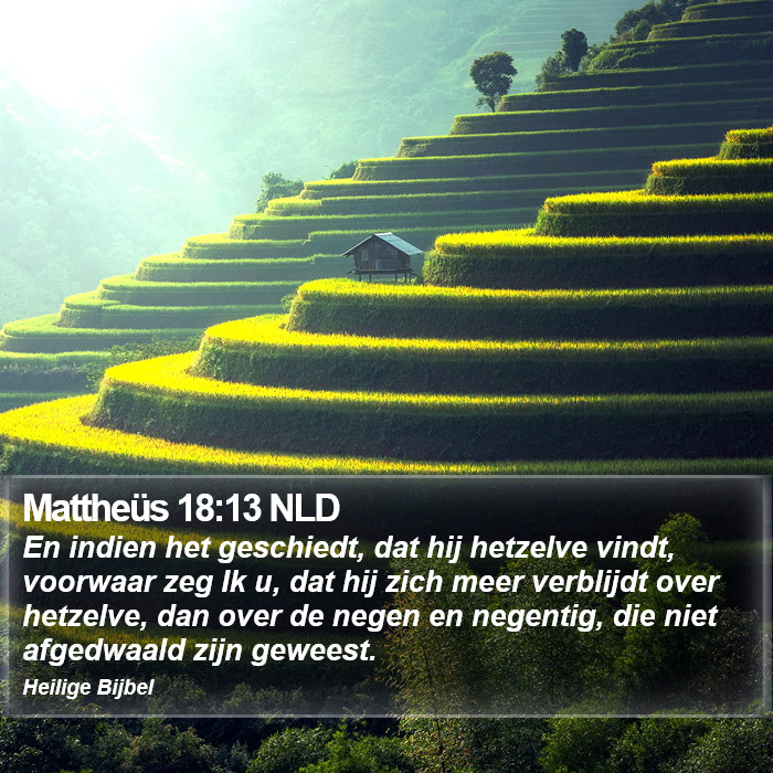 Mattheüs 18:13 NLD Bible Study