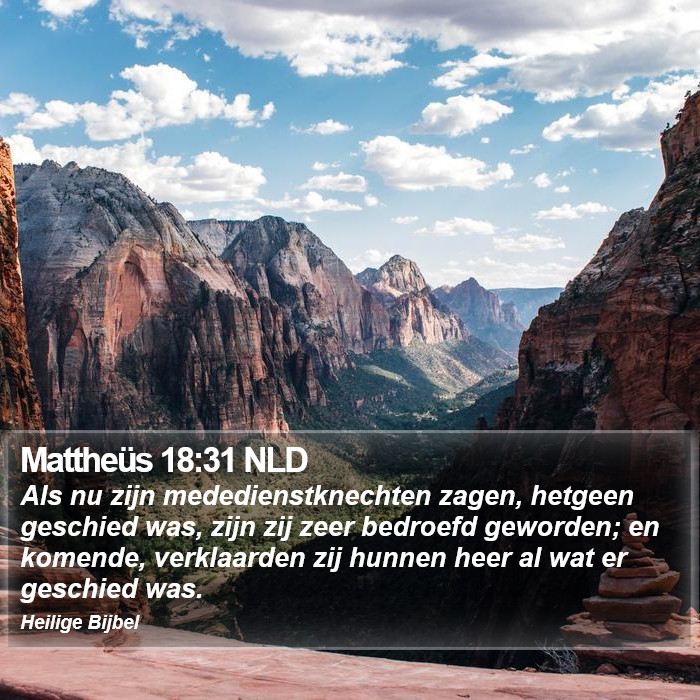 Mattheüs 18:31 NLD Bible Study