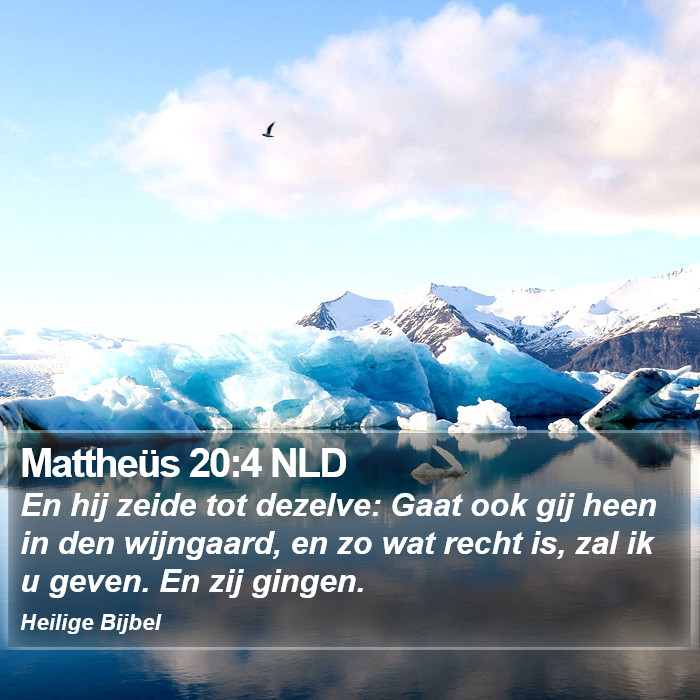 Mattheüs 20:4 NLD Bible Study
