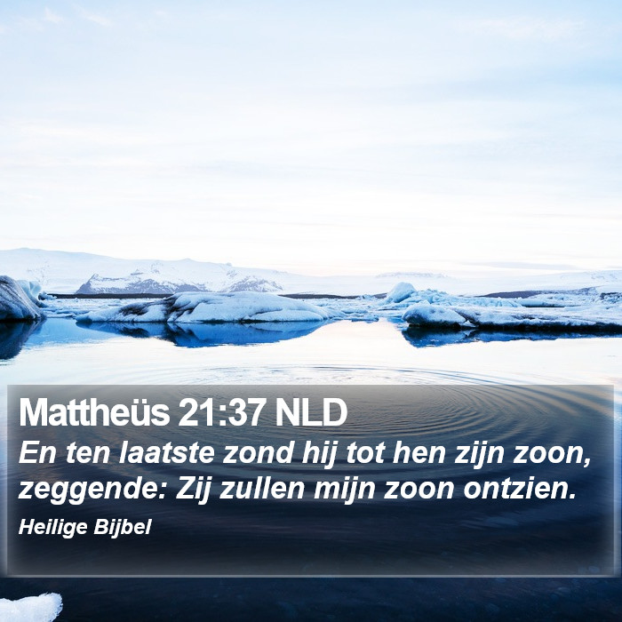 Mattheüs 21:37 NLD Bible Study