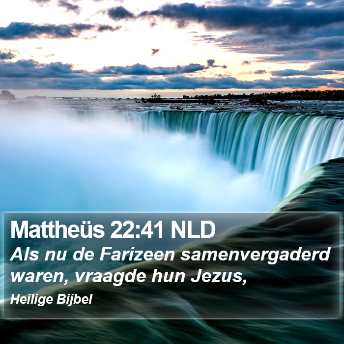 Mattheüs 22:41 NLD Bible Study