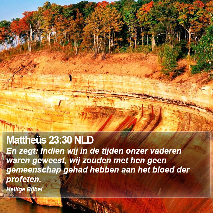 Mattheüs 23:30 NLD Bible Study