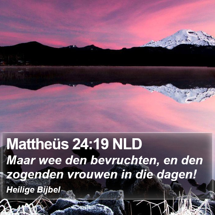 Mattheüs 24:19 NLD Bible Study