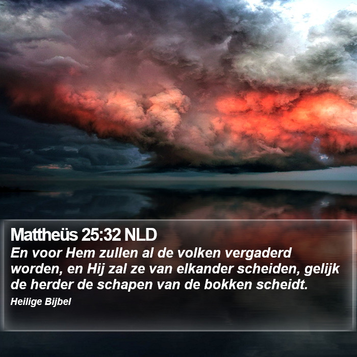 Mattheüs 25:32 NLD Bible Study