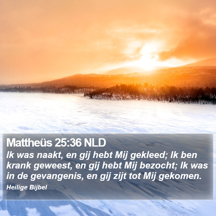 Mattheüs 25:36 NLD Bible Study