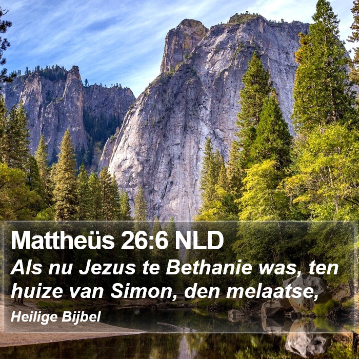 Mattheüs 26:6 NLD Bible Study
