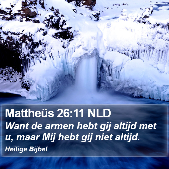 Mattheüs 26:11 NLD Bible Study