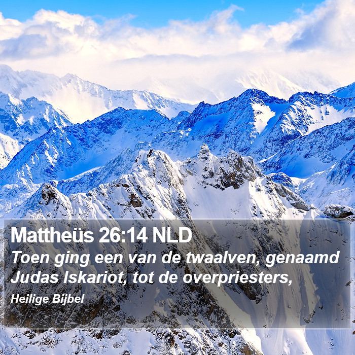 Mattheüs 26:14 NLD Bible Study