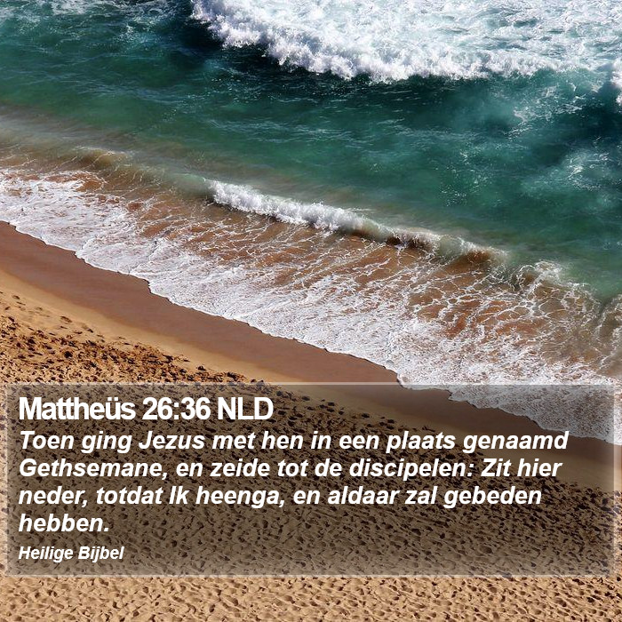 Mattheüs 26:36 NLD Bible Study
