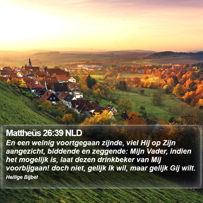 Mattheüs 26:39 NLD Bible Study