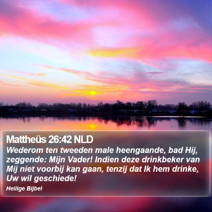 Mattheüs 26:42 NLD Bible Study