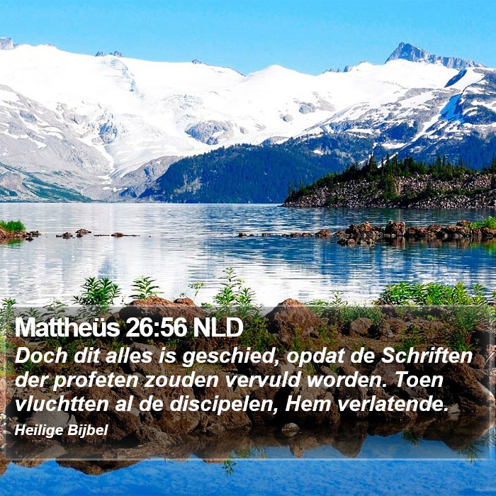 Mattheüs 26:56 NLD Bible Study