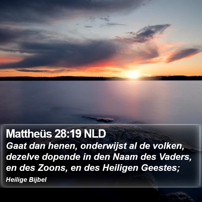 Mattheüs 28:19 NLD Bible Study