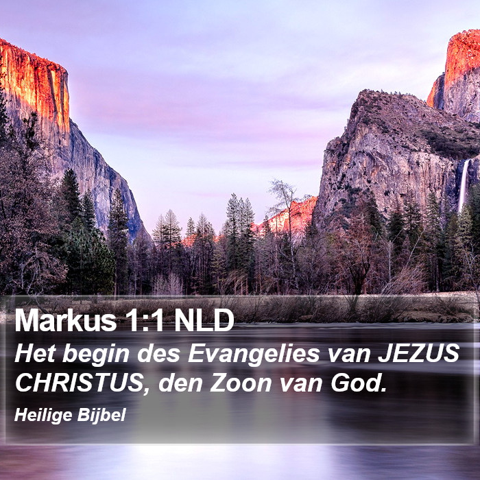 Markus 1:1 NLD Bible Study