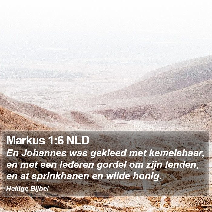 Markus 1:6 NLD Bible Study