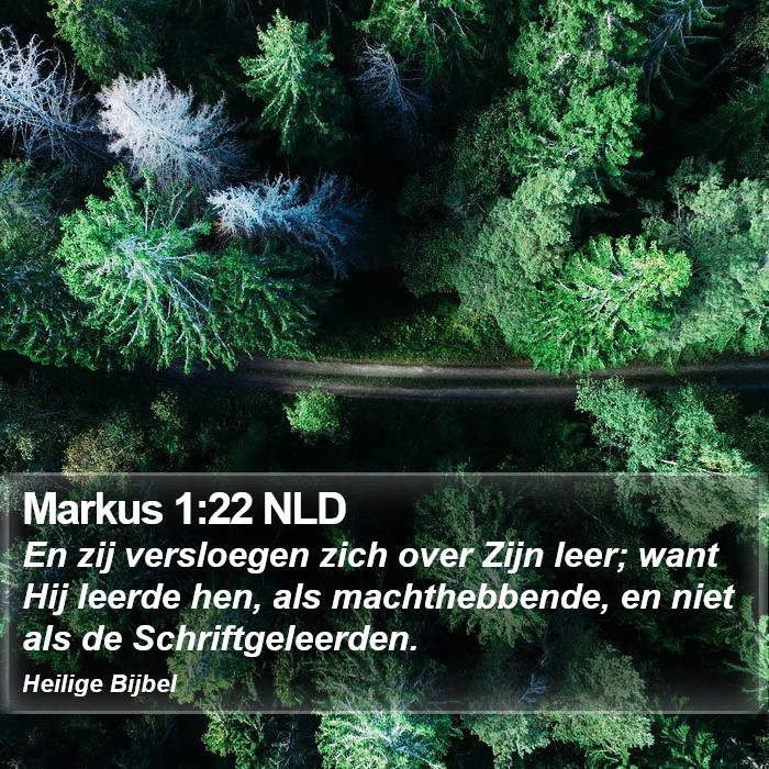 Markus 1:22 NLD Bible Study