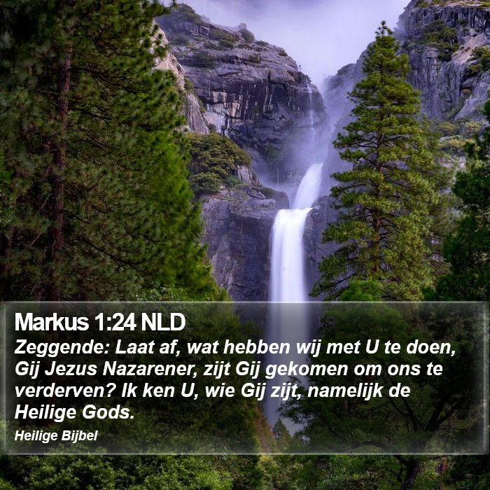 Markus 1:24 NLD Bible Study