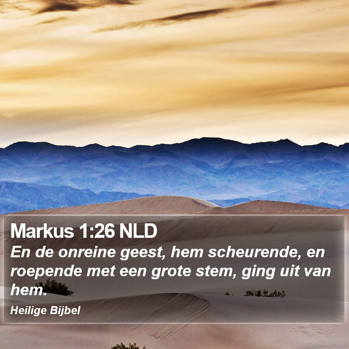 Markus 1:26 NLD Bible Study