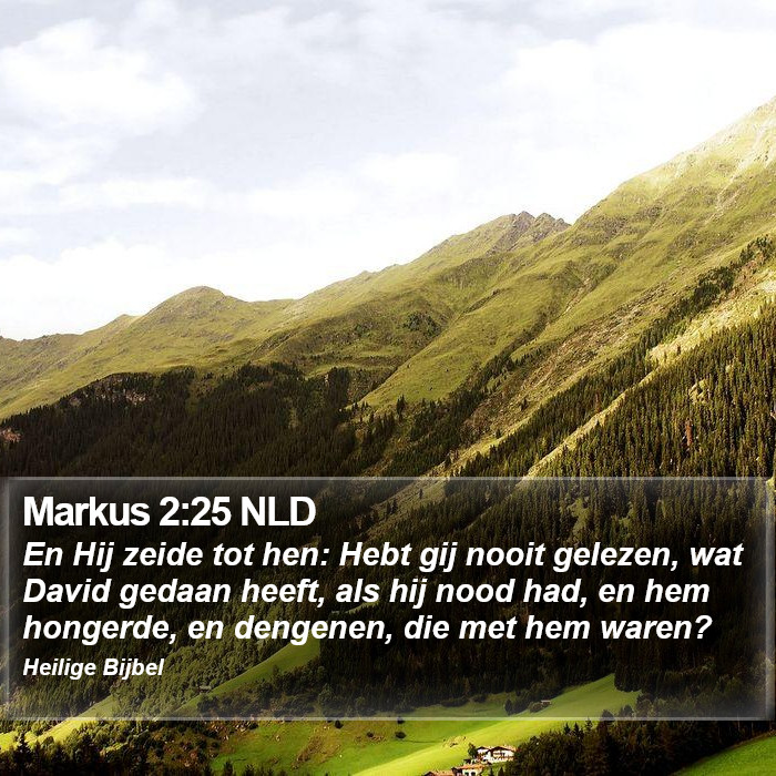 Markus 2:25 NLD Bible Study