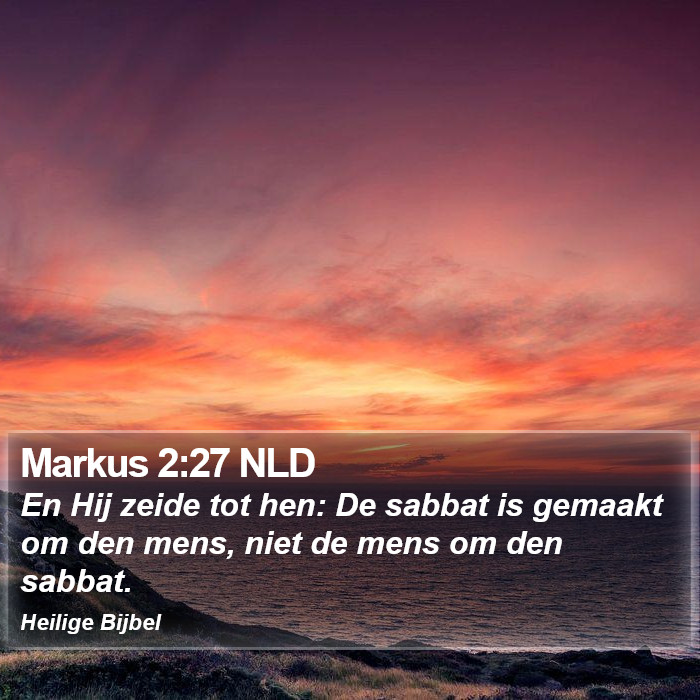 Markus 2:27 NLD Bible Study