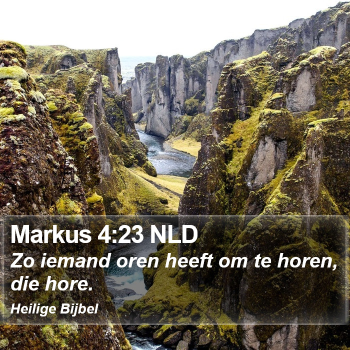 Markus 4:23 NLD Bible Study