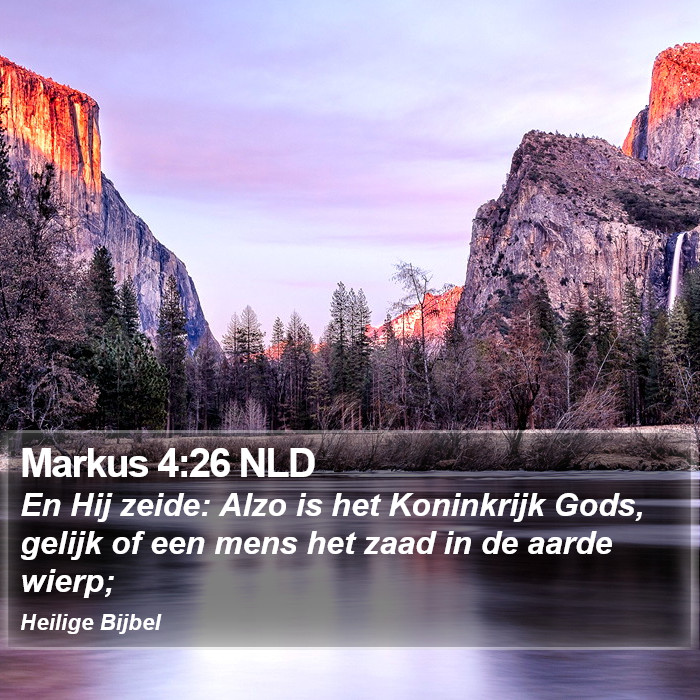 Markus 4:26 NLD Bible Study