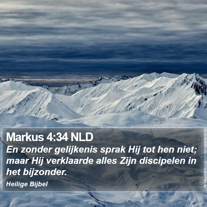 Markus 4:34 NLD Bible Study