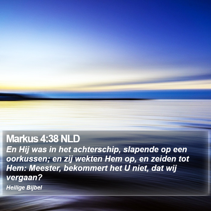 Markus 4:38 NLD Bible Study