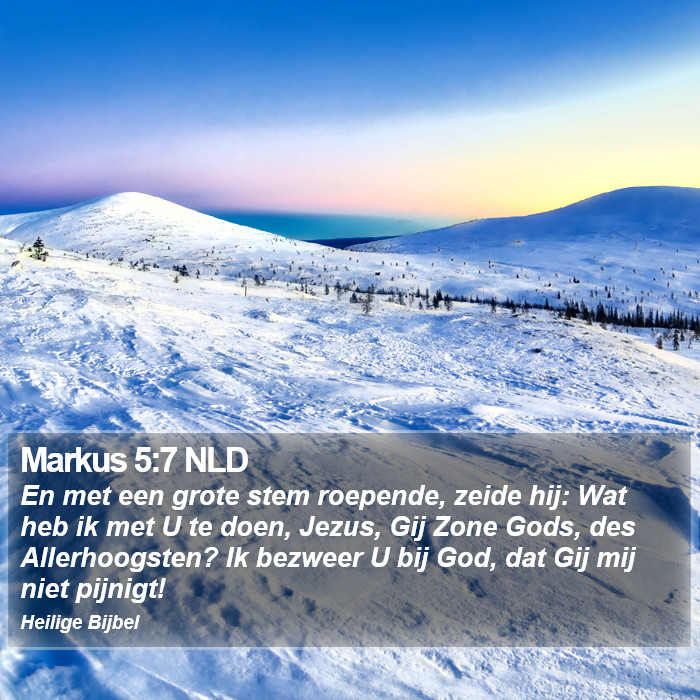 Markus 5:7 NLD Bible Study