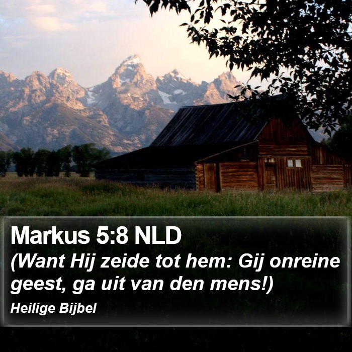 Markus 5:8 NLD Bible Study