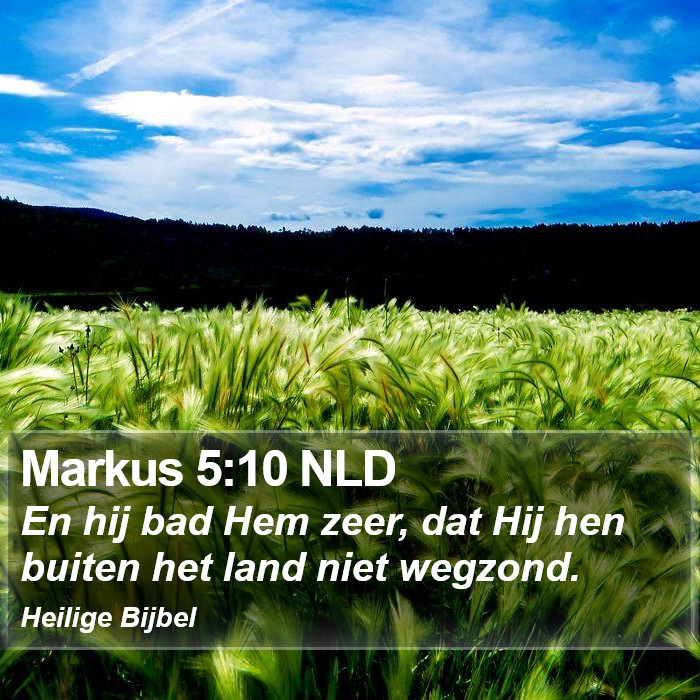Markus 5:10 NLD Bible Study