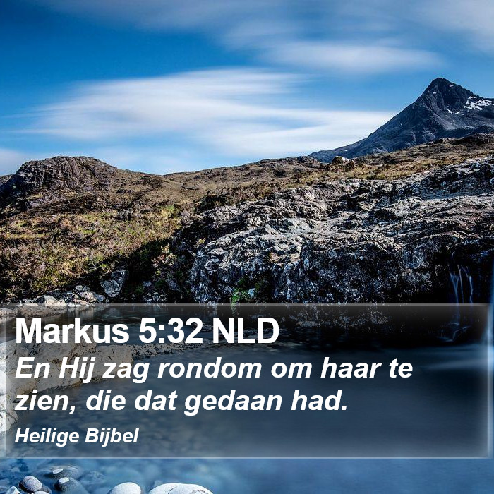 Markus 5:32 NLD Bible Study