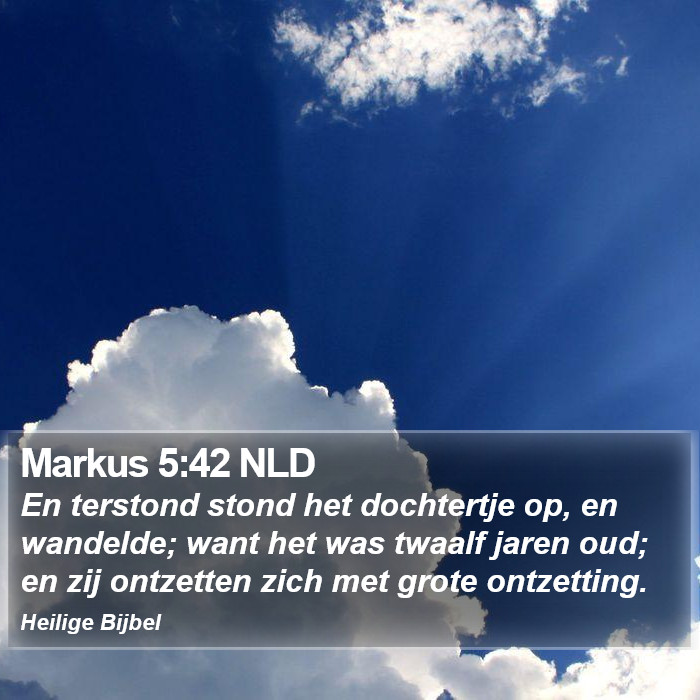 Markus 5:42 NLD Bible Study