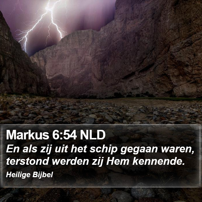 Markus 6:54 NLD Bible Study