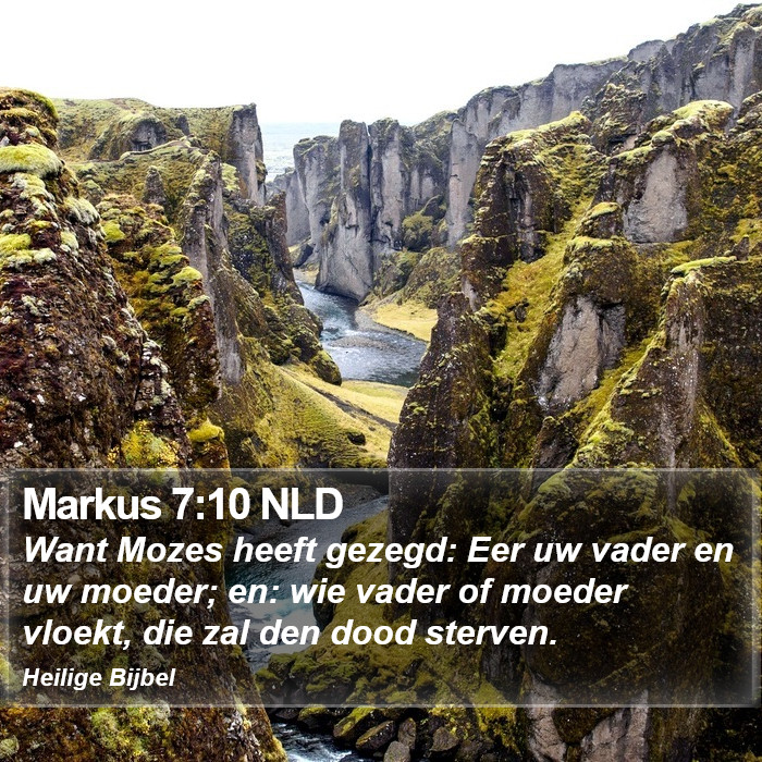 Markus 7:10 NLD Bible Study