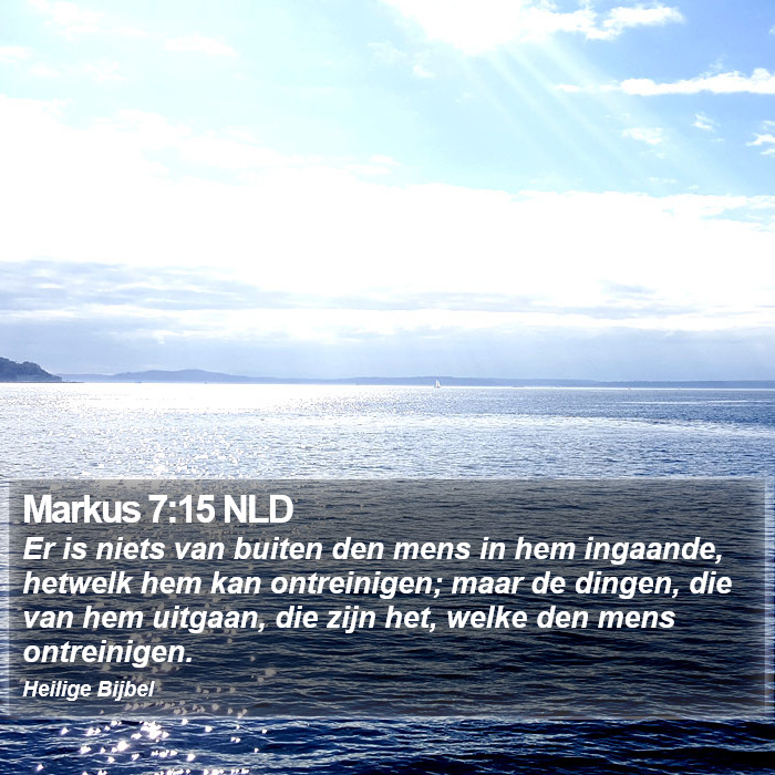 Markus 7:15 NLD Bible Study