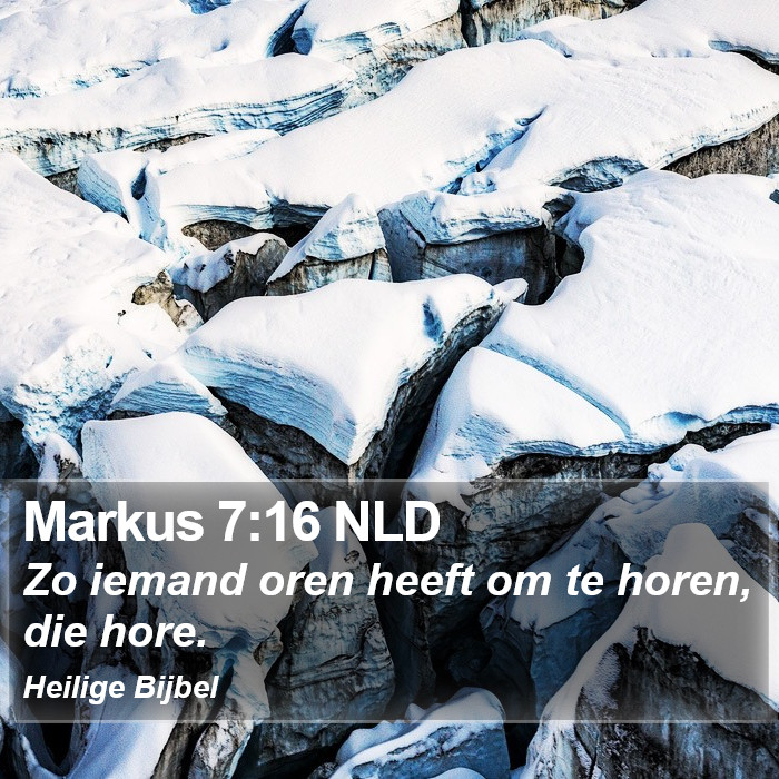 Markus 7:16 NLD Bible Study