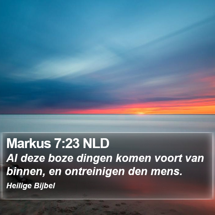 Markus 7:23 NLD Bible Study