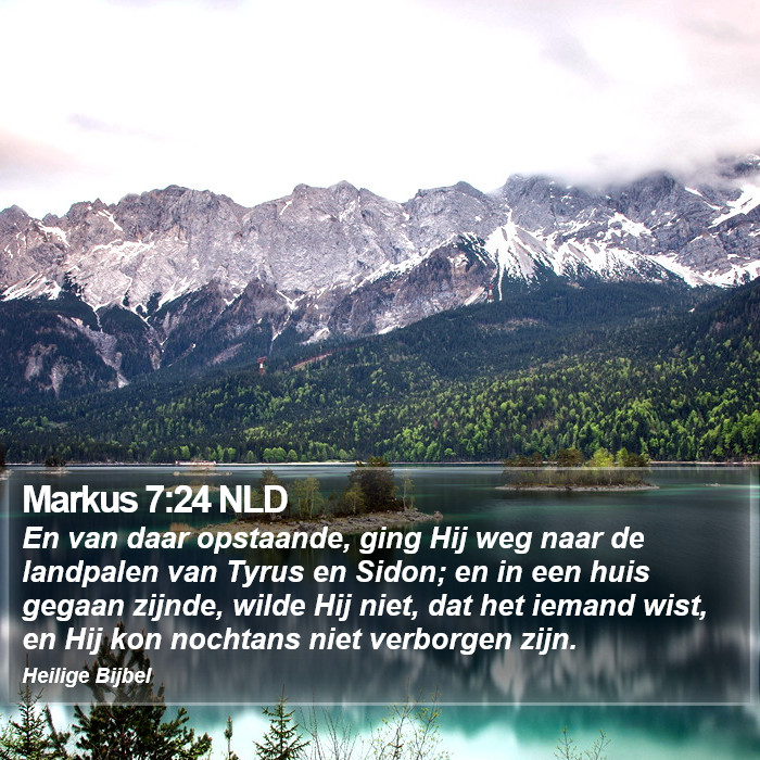 Markus 7:24 NLD Bible Study