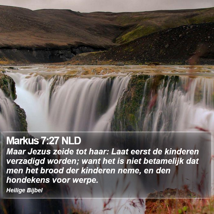 Markus 7:27 NLD Bible Study