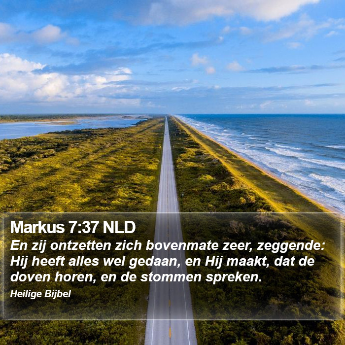 Markus 7:37 NLD Bible Study