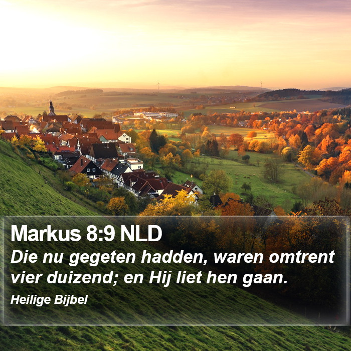 Markus 8:9 NLD Bible Study